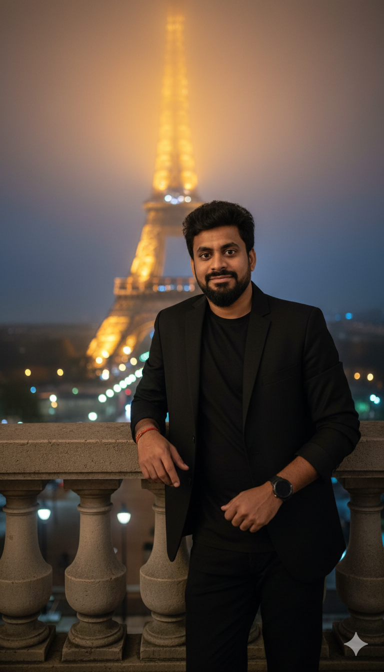 Parisian Night Portrait