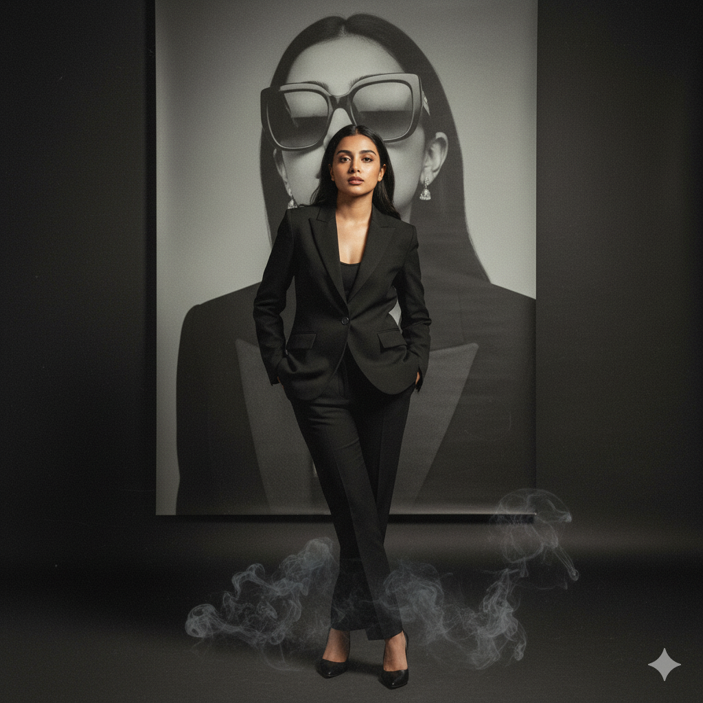 Moody Power Suit Portrait