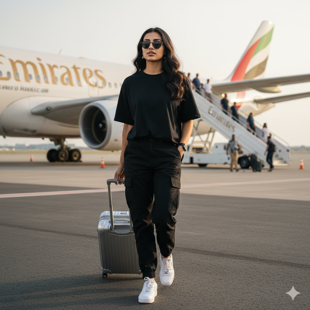 Airport Travel Portrait