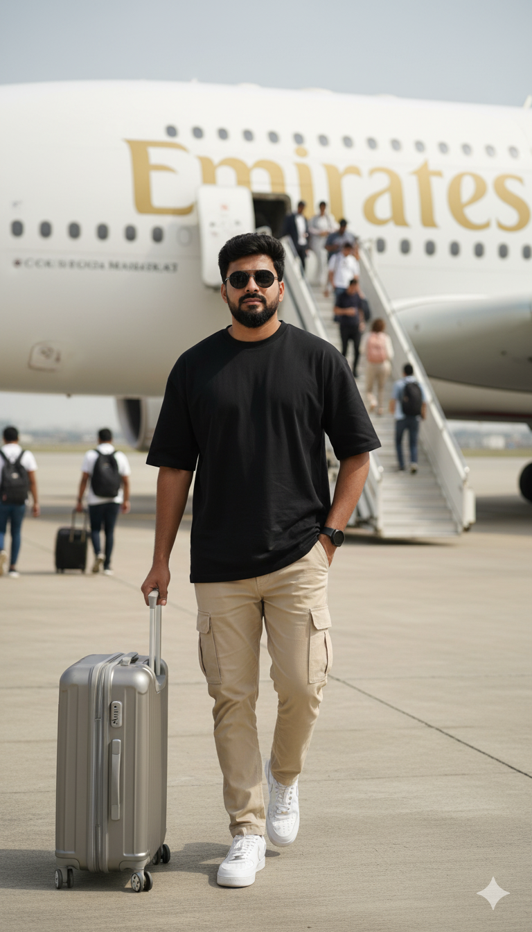 Airport Travel Portrait